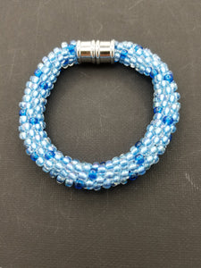 Shades of Blue Glass Beads